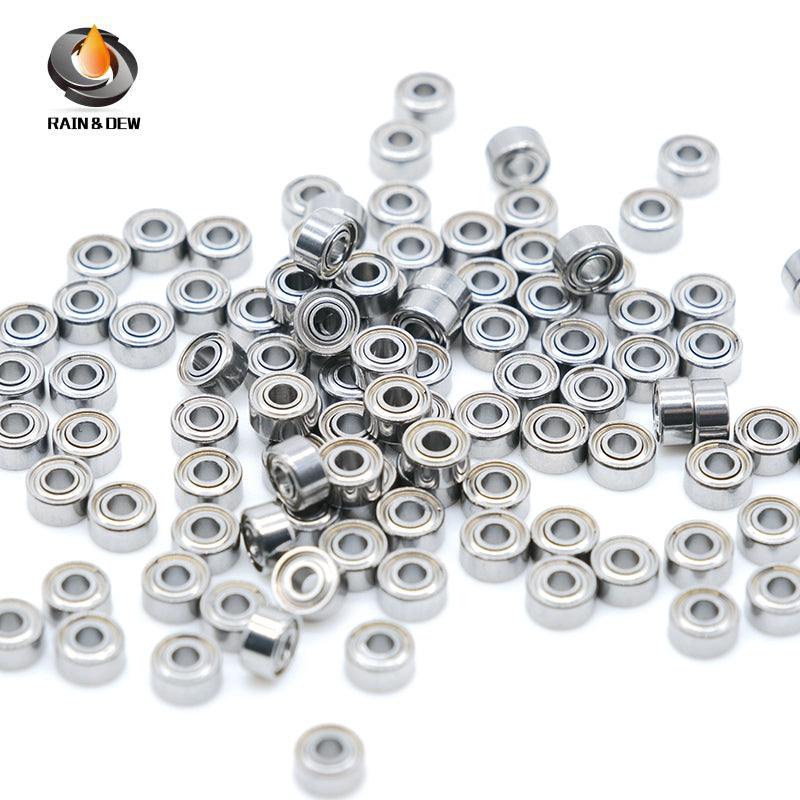 10Pcs MR52ZZ ABEC-9 Bearings, 2x5x2.5 mm High-Speed Nail Drill Handpiece Bearings - No Heat, Longer Life, More Stable & Smooth