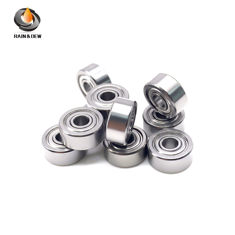 10Pcs MR93ZZ ABEC-9 Bearings, 3X9X4 mm High-Speed Nail Drill Handpiece Bearings - No Heat, Longer Life, More Stable & Smooth