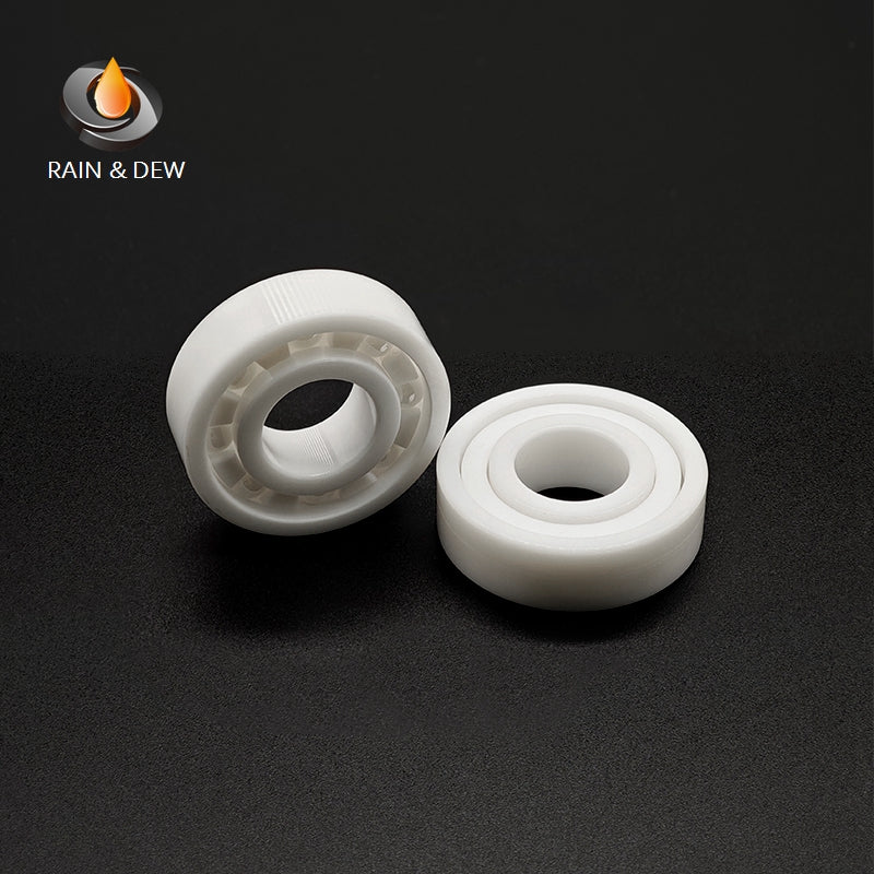 1/2Pcs 6203 CE 17*40*12mm Full Ceramic Bearing ABEC-9 Zirconia Ceramic Deep Groove Ball Bearings for Fishing Reel