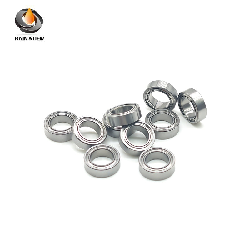 R1810ZZ Bearing 10PCS 7.938X12.7X3.967mm Double Shielded Motor Miniature R1810ZZ Ball Bearings
