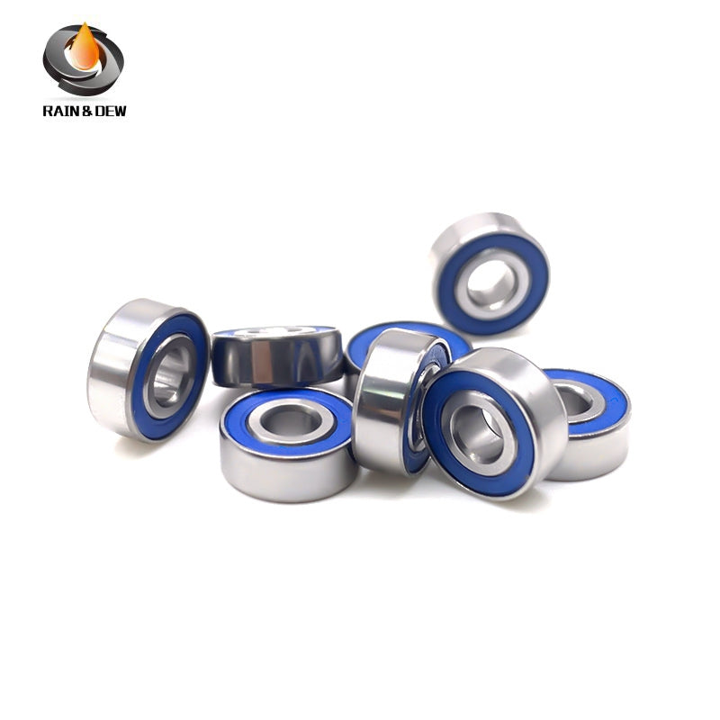 MR83RS-Blue Bearing ABEC-7 (10PCS) 3x8x3 mm Miniature MR83-2RS Ball Bearings Blue Rubber Sealed