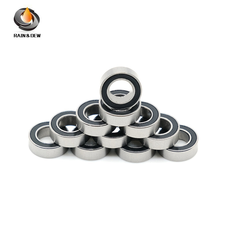 10PCS SMR85RS 5x8x2.5mm Bearing ABEC-7 Stainless Steel Ball Bearings Black Rubber Sealed For Fishing or Tiny Model Toys