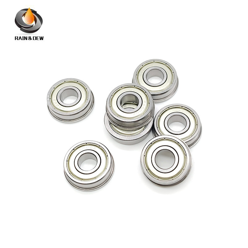 8PCS F6000ZZ Flanged Ball Bearings 10X26X8 mm Double Shielded High Precision for 3D Printer & CNC Parts