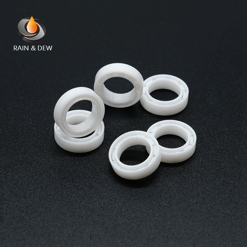 1/2Pcs 6700 CE 10*15*4mm Full Ceramic Bearing ABEC-9 Zirconia Ceramic Deep Groove Ball Bearings for Fishing Reel