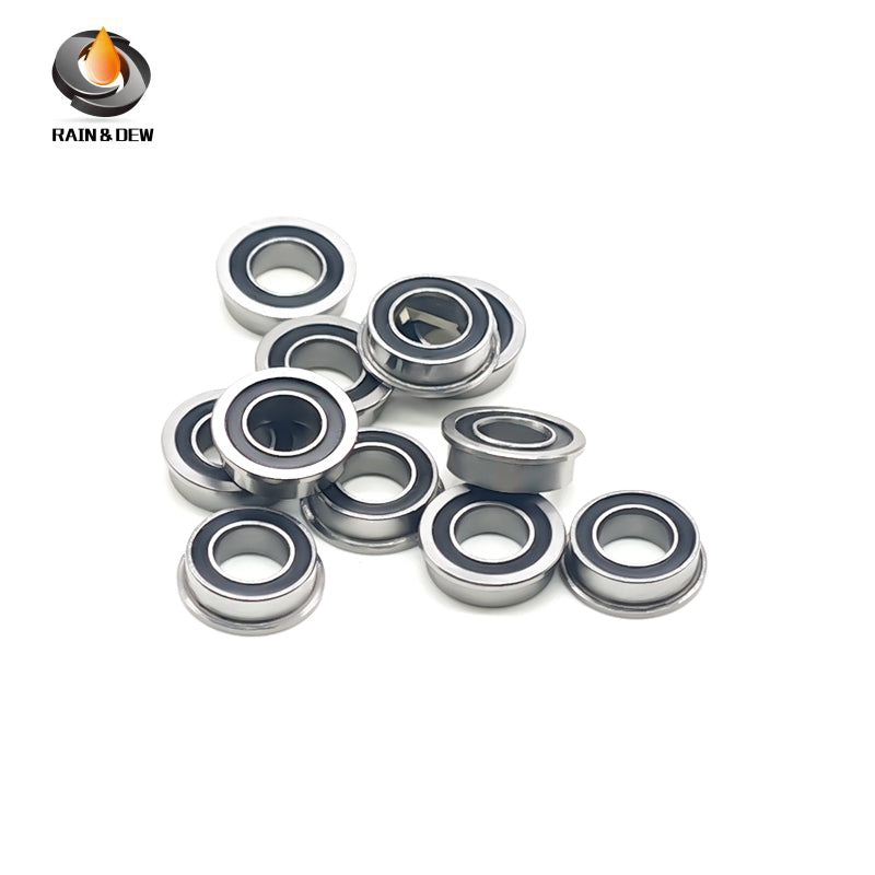10Pcs MF95RS Bearing 5X9X3 mm ABEC-7 Flanged Miniature MF95RS Ball Bearings For 3D Printer