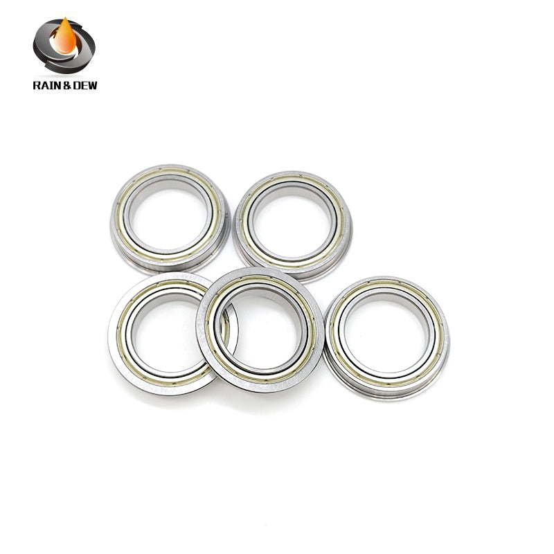 8PCS Precision F6805ZZ Flanged Bearing 25X37X7mm Double Shielded, Chrome Steel, for Easy Mounting & Positioning in CNC, 3D Printers & Small Mechanisms