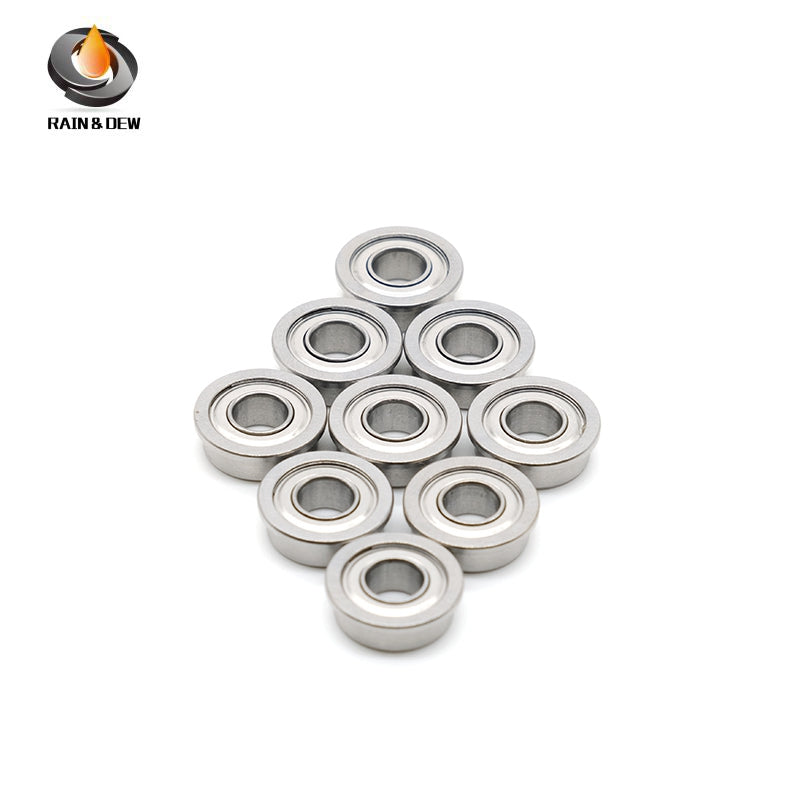 10PCS Precision F686ZZ Flanged Bearing with Shield 6*13*5 mm for Easy Mounting & Positioning