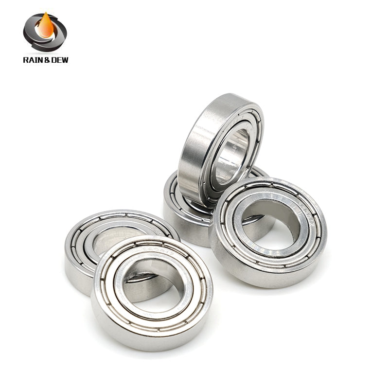 10PCS S6901ZZ 12x24x6 mm Stainless Bearing ABEC-9 Stainless Steel Ball Bearings Shielded High Precision 440C