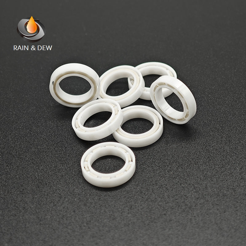 1/2Pcs 6700W3 CE 10*15*3mm Full Ceramic Bearing ABEC-9 Zirconia Ceramic Deep Groove Ball Bearings for Fishing Reel