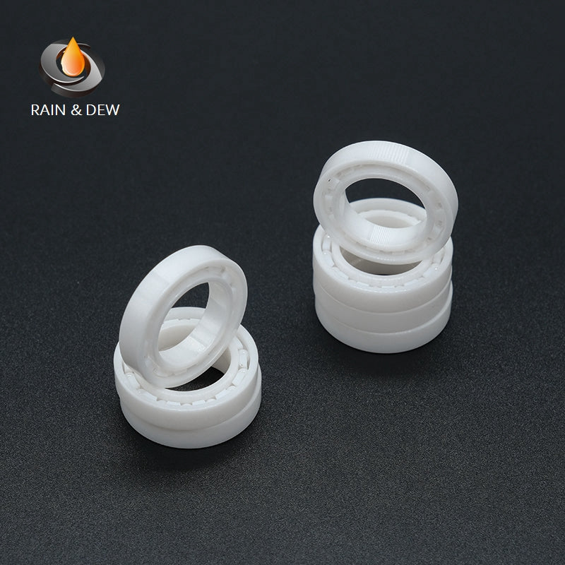 1/2Pcs 6802 CE 15*24*5mm Full Ceramic Bearing ABEC-9 Zirconia Ceramic Deep Groove Ball Bearings for Fishing Reel