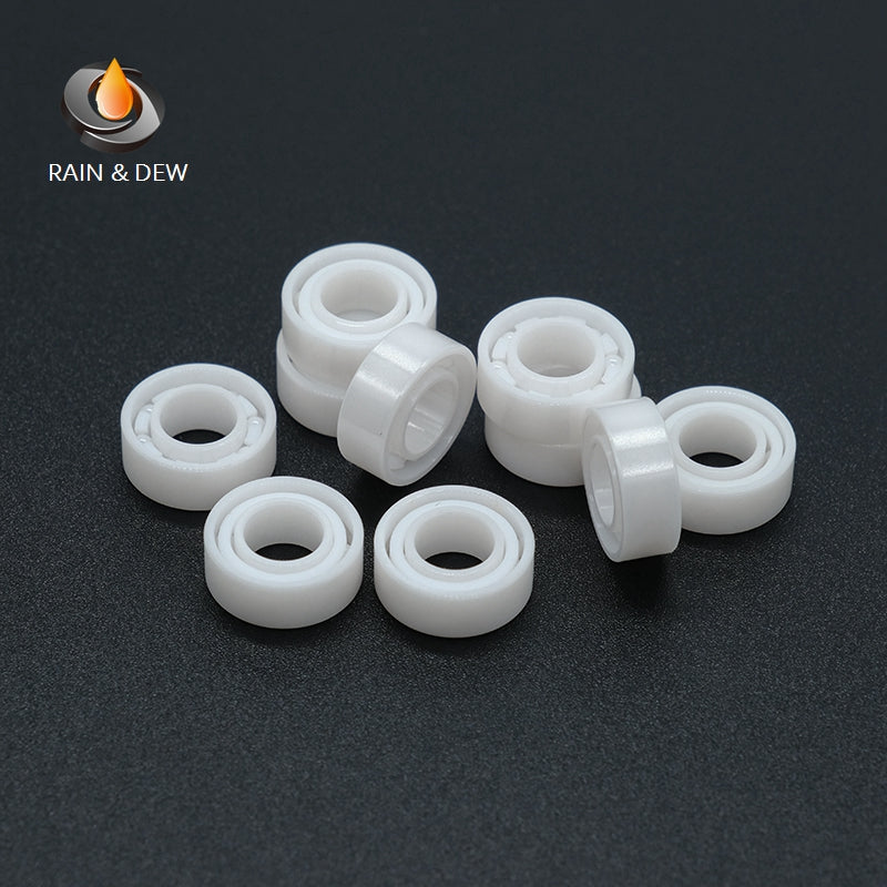 1/2Pcs R188 CE 6.35*12.7*4.763mm Full Ceramic Bearing ABEC-9 Zirconia Ceramic Deep Groove Ball Bearings for Fishing Reel