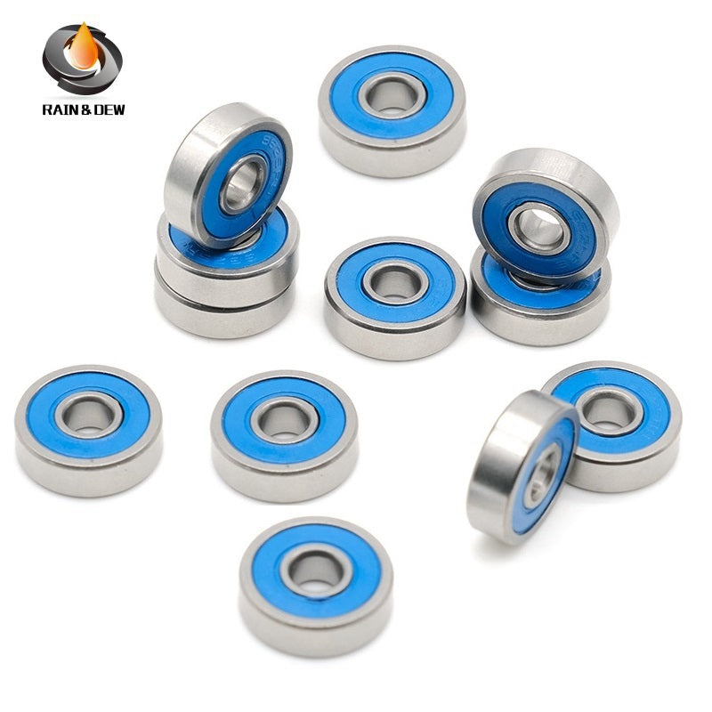 MR63RS-Blue Bearing ABEC-7 (10PCS) 3X6X2.5 mm Miniature MR63-2RS Ball Bearings Blue Rubber Sealed