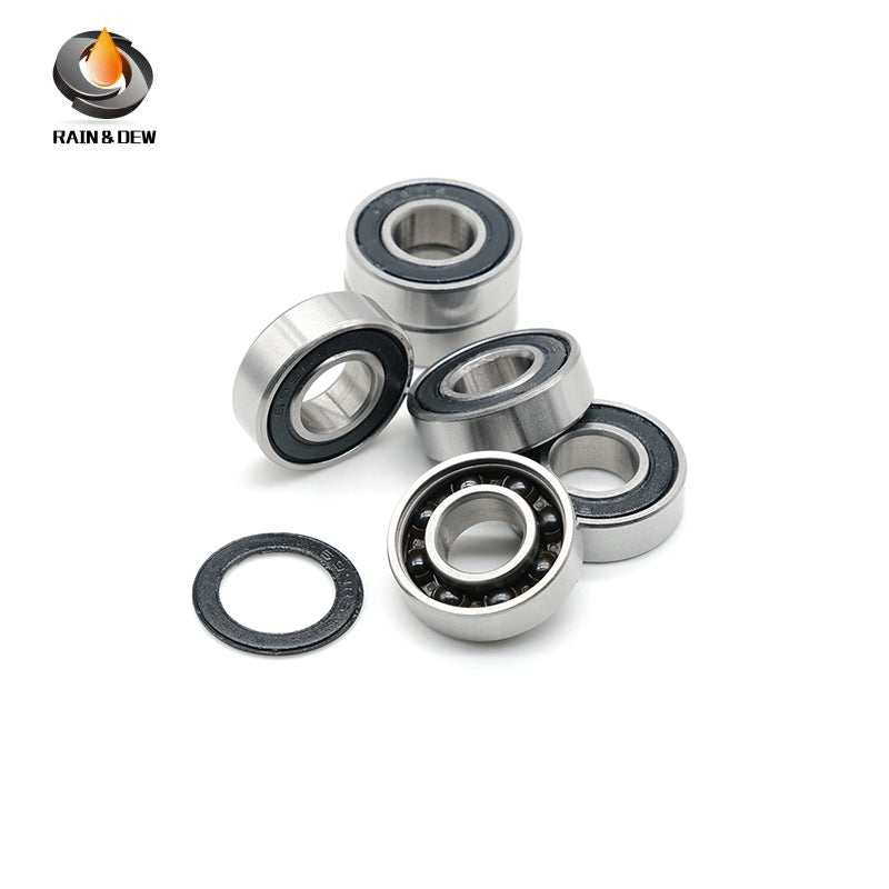 10PCS 695RS CB 5x13x4mm Hybrid Ceramic Si3N4 Ball Bearing Bicycle Bottom Brackets & Spares Rear wheel 695 2RS Bearings