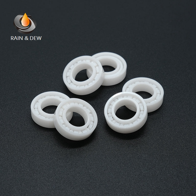 1/2Pcs 6801 CE 12*21*5mm Full Ceramic Bearing ABEC-9 Zirconia Ceramic Deep Groove Ball Bearings for Fishing Reel