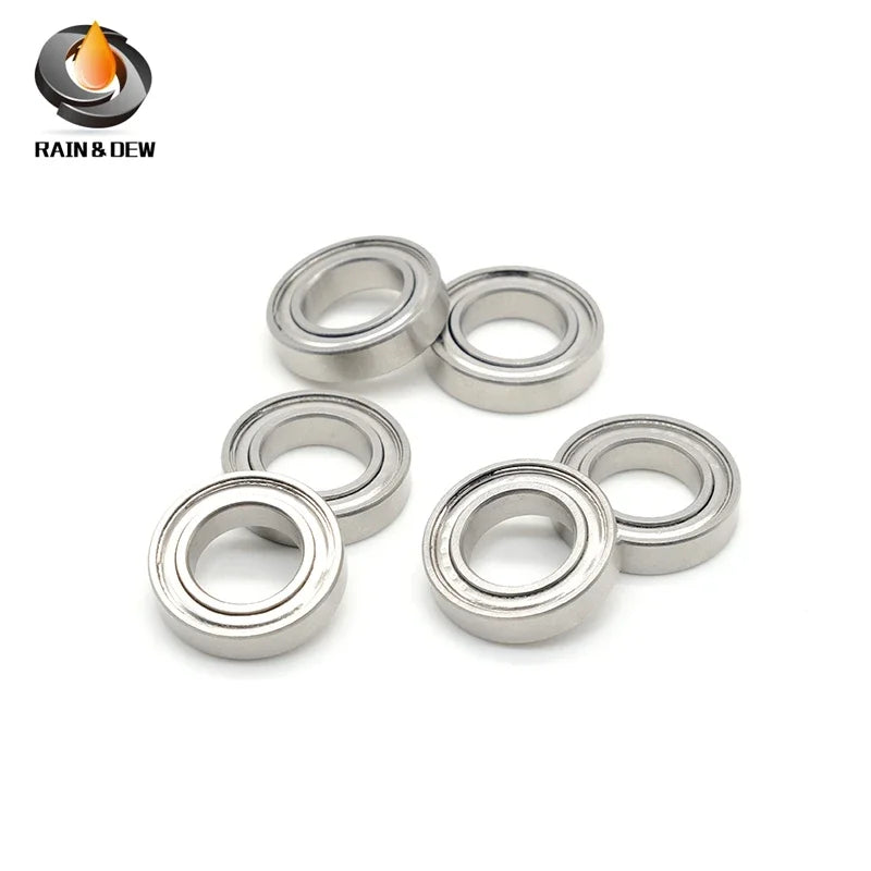 10Pcs 6802ZZ 15 x 24 x 5 mm High Quality ABEC-7 Deep Groove Ball Bearing