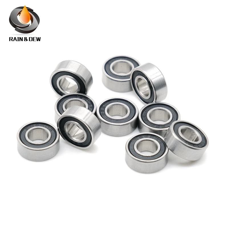 698-2RS Bearing ABEC-7 10PCS 8x19x6 mm Miniature 698RS Ball Bearings 619/8RS Z2V1 698 2RS