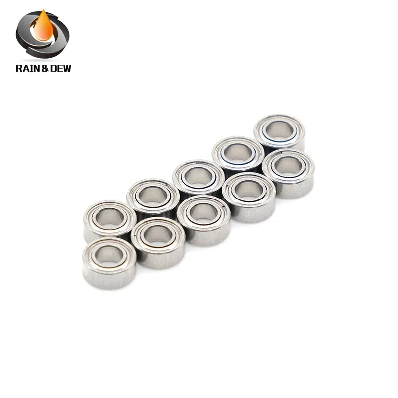 10Pcs High Quality 3x6x2.5mm Miniature Bearing Stainless Steel SMR63ZZ ABEC-7 440C Material SMR63 SMR63 Z L-630ZZ WA673ZZA