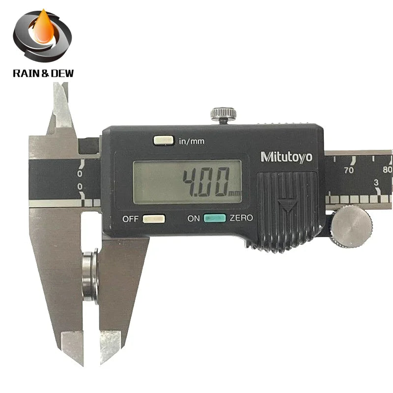 10Pcs F695 2RS Bearing 5*13*4 mm ABEC-7 Flanged Miniature F695 RS Ball Bearings F695RS For VORON