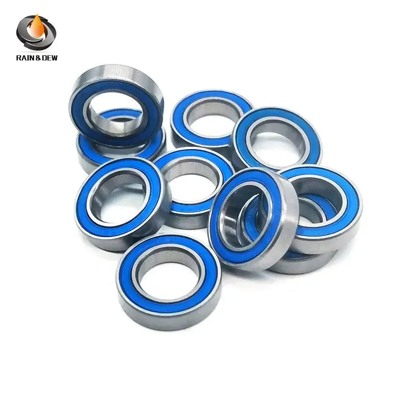 10Pcs 12x21x5 6801RS Bearing ABEC-7 Thin Section 6801-2RS Ball Bearings 61801 RS 6801 2RS With Blue Sealed L-2112DD