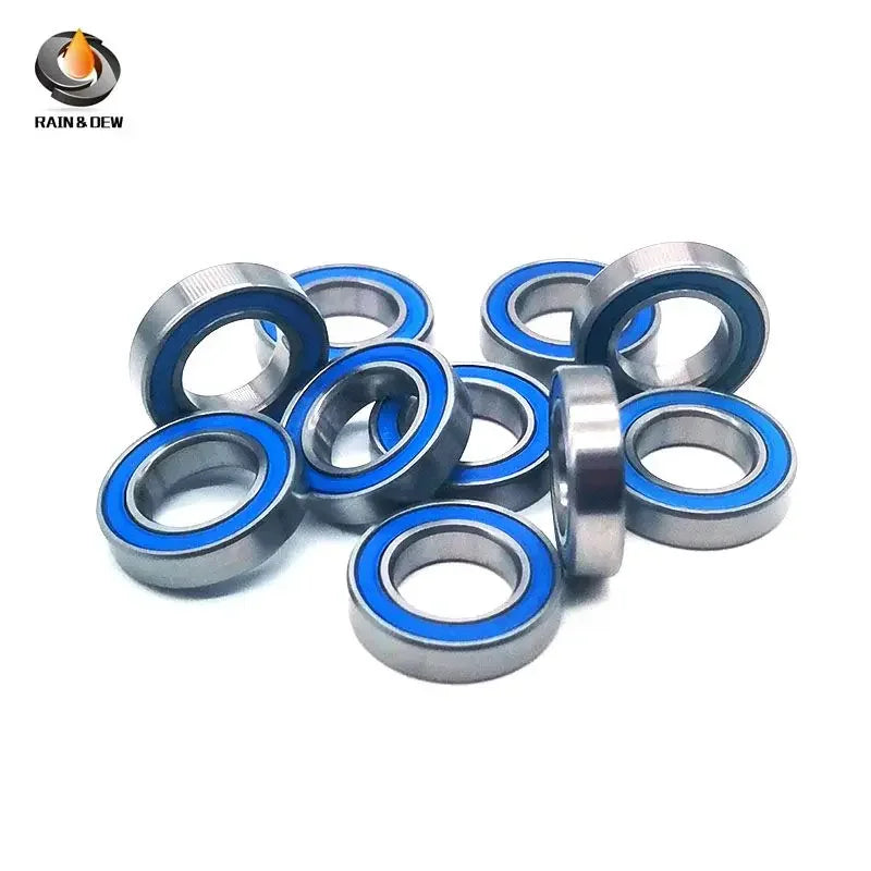 10Pcs 12x21x5 6801RS Bearing ABEC-7 Thin Section 6801-2RS Ball Bearings 61801 RS 6801 2RS With Blue Sealed L-2112DD