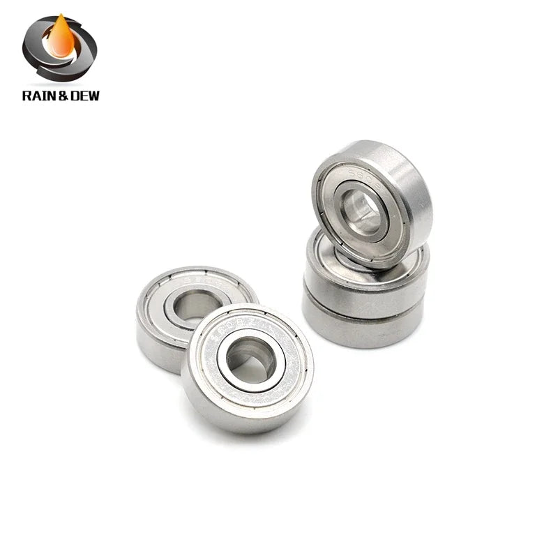 8Pcs S608ZZ Stainless Steel Ball Bearing 608zz ABEC-9 8x22x7mm Roller Skates Bearing 608