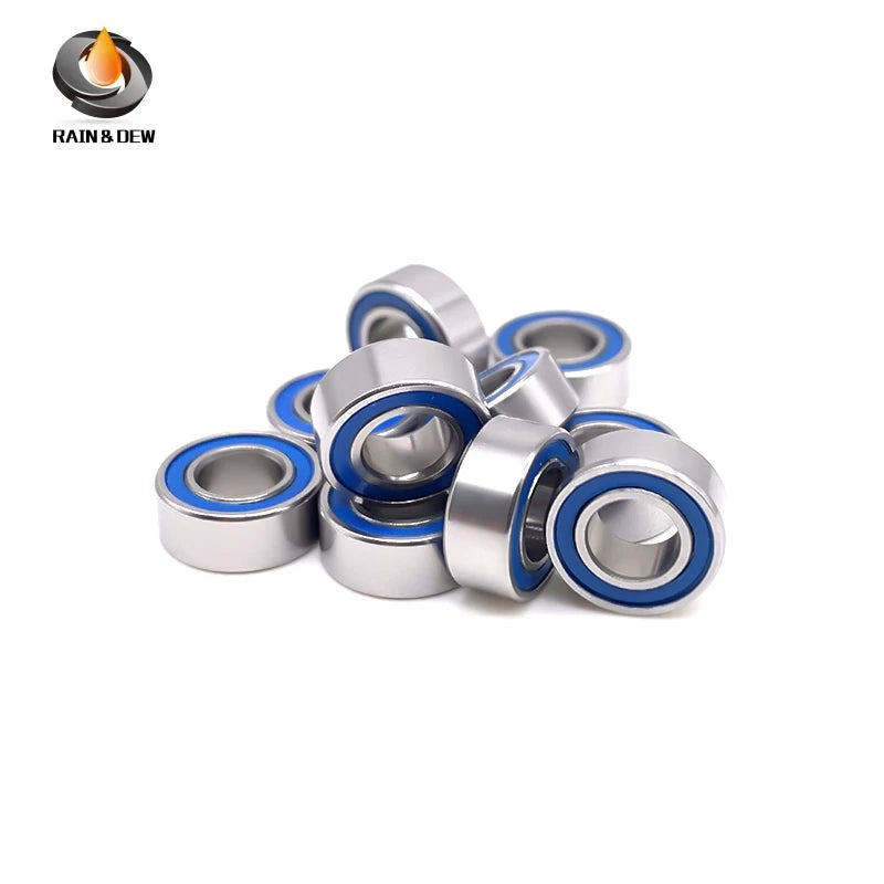 10PCS MR105RS 5X10X4 mm Bearing ABEC-7 Miniature Ball Bearings Blue Sealed Bearing 608RS 6701RS 688RS 695RS MR1319RS MR128RS