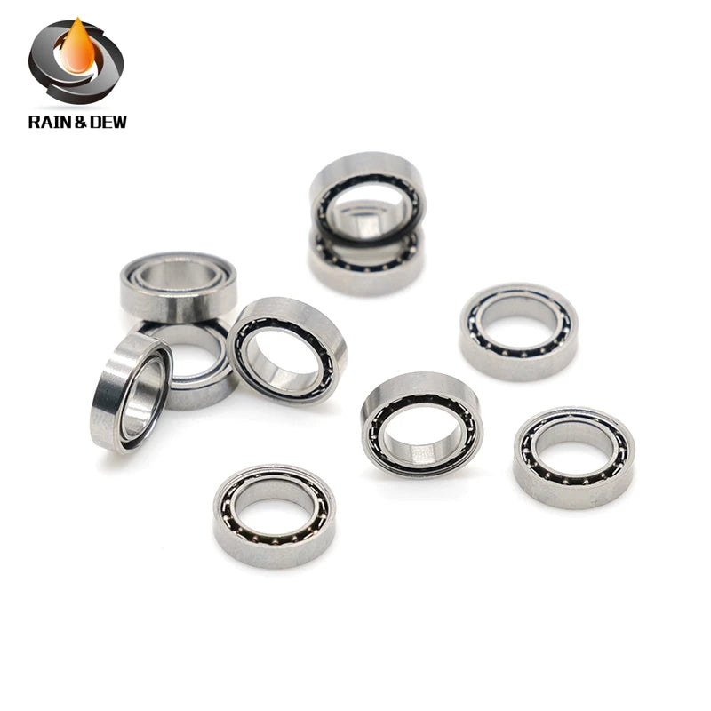 10pcs 4*7*1.6 mm Bearing SMR74 Open Bearing Special Size Dental Handpiece bearing SMR74 440C stainless steel bearings MR74 4x7x1.6