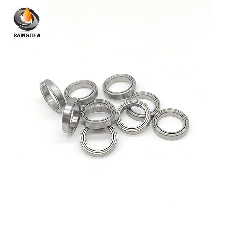 10PCS 6702ZZ 15x21x4 mm High Quality ABEC-7 Thin Section Deep Groove Ball Bearings 6702z 6702 ZZ