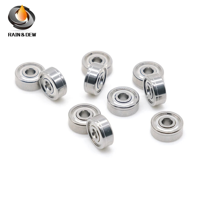 10Pcs Stainless Steel SMR103ZZ Bearing 3*10*4 mm ABEC-7 Ball Bearings Shielded S623ZZ Ball Bearing