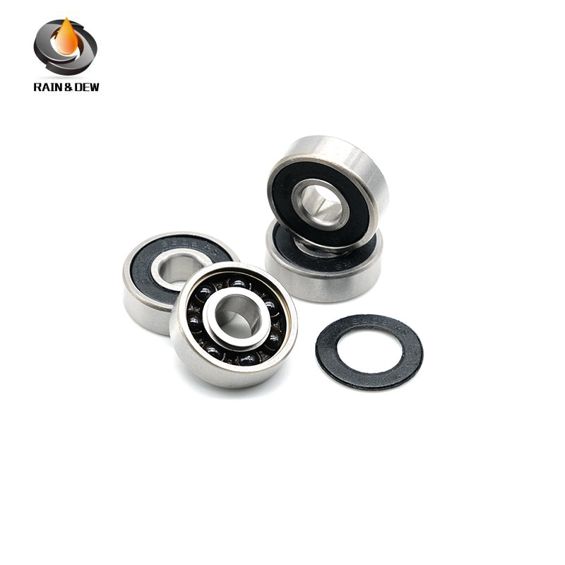 10PCS S608RS CB 8x22x7 mm Hybrid Ceramic Si3N4 Ball Bearing Bicycle Bottom Brackets & Spares Rear wheel 608 RS 2RS Bearings