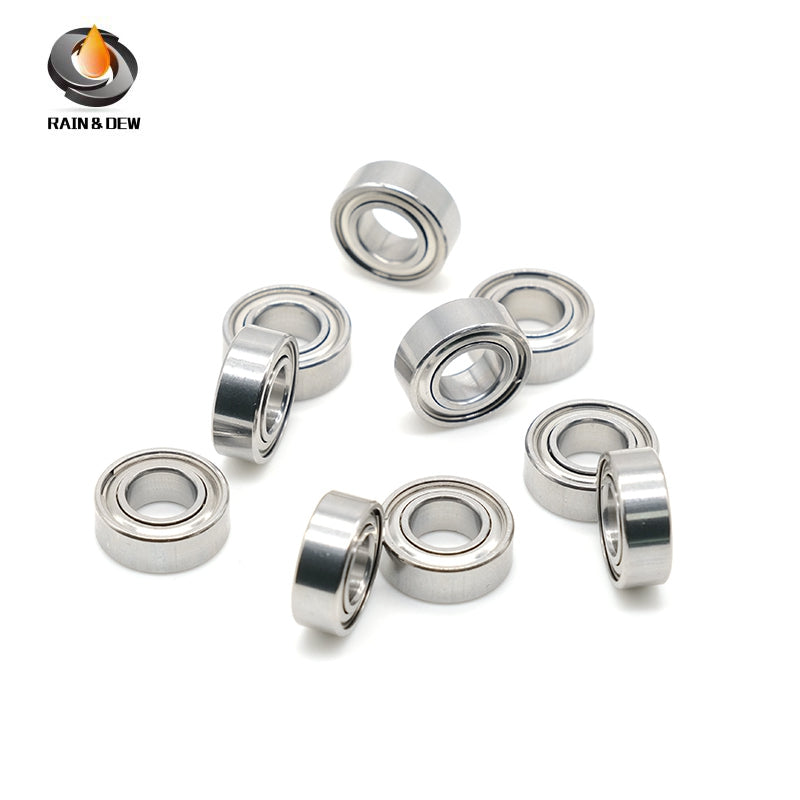10PCS S687ZZ 7x14x5 mm Stainless Bearing ABEC-9 Stainless Steel Ball Bearings Shielded High Precision 440C