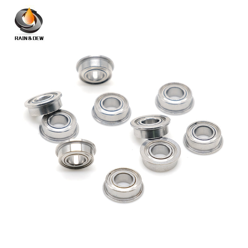 10PCS Miniature Flanged Bearing SF605ZZ, 5x14x5mm for Precision Machinery & Models