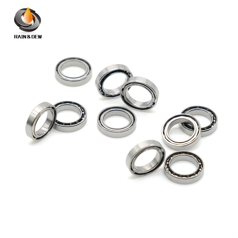 10Pcs SMR117W2.5 7X11X2.5mm Stainless Steel Bearing Open Type ABEC-9 Fishing Reel Bearing For DAIWA & SHIMANO &Abu Garcia Reel Handles