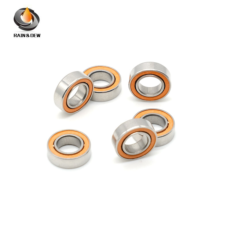 10Pcs SMR137RSCB 7*13*4mm Stainless Steel hybrid Si3N4 ceramic ball bearing Without Grease Fast Turning ABEC-7