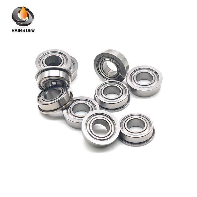 10PCS MF126ZZ Miniature Flange Bearings 6X12X4 mm Double Metal Shielded for Secure & Easy Mounting