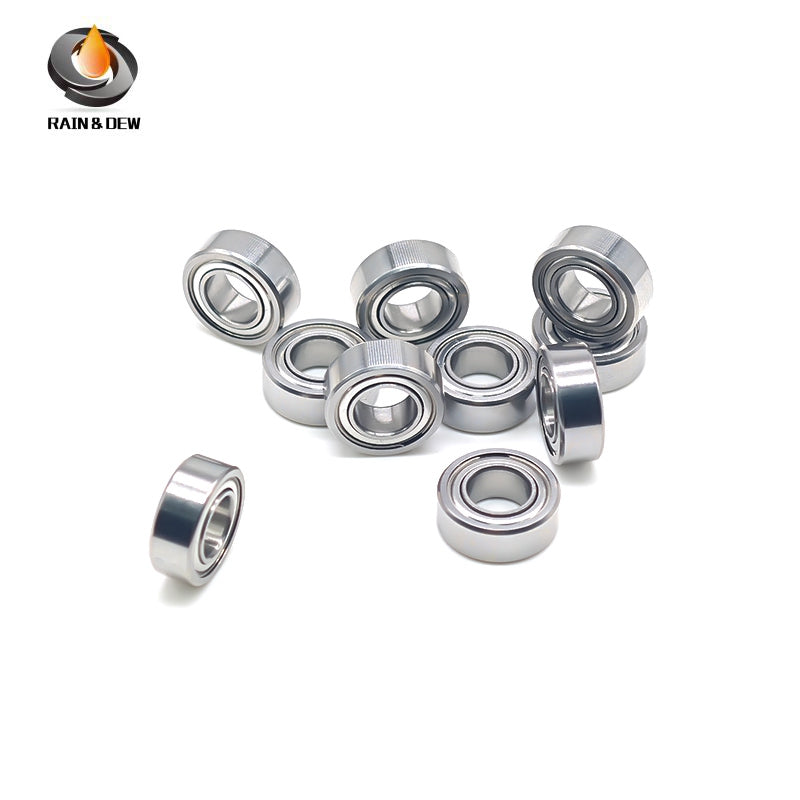 10Pcs R188ZZ ABEC-9 Bearings, 6.35x12.7x4.762 mm High-Speed Nail Drill Handpiece Bearings - No Heat, Longer Life, More Stable & Smooth