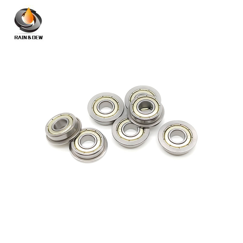 10PCS F697ZZ 7X17X5 mm ABEC-7 Skate Bearing Steel Radial Shaft Deep Groove Flange Ball Bearing