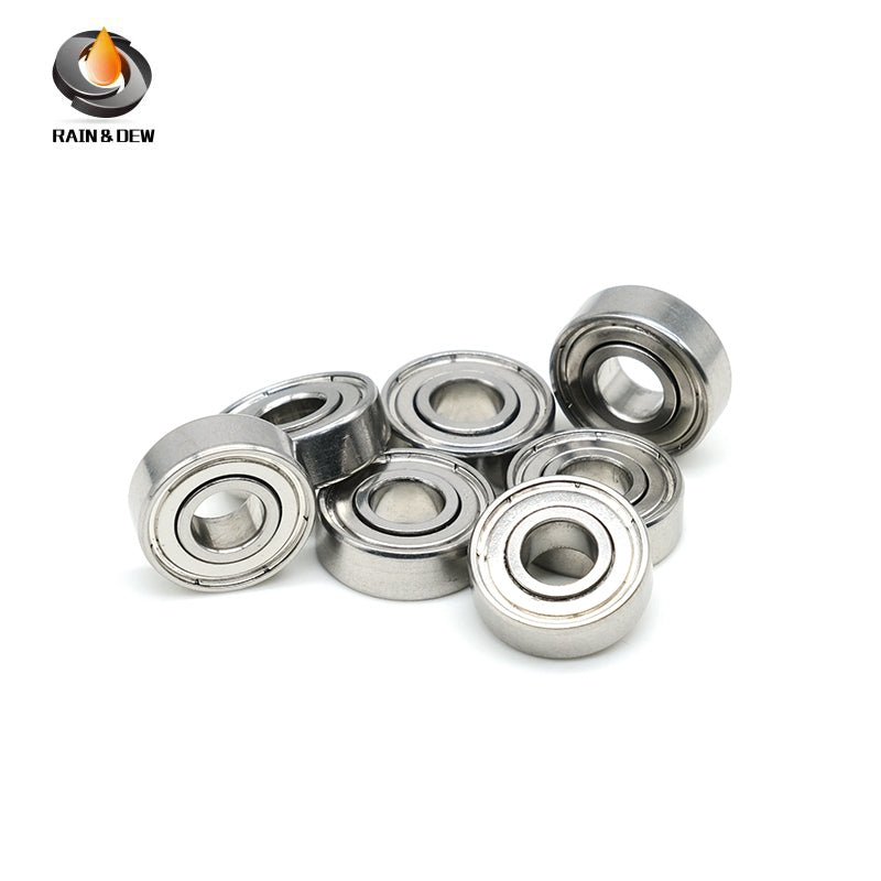 10PCS S697ZZ 7x17x5 mm Stainless Bearing ABEC-9 Stainless Steel Ball Bearings Shielded High Precision 440C