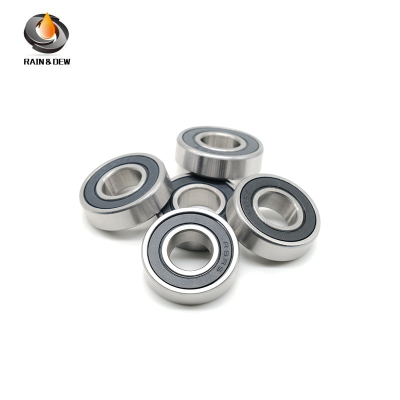 R8RS Bearing 12.7x28.575x7.938 mm ABEC-7 ( 8 PCS ) Inch Miniature R8 2RS Ball Bearings