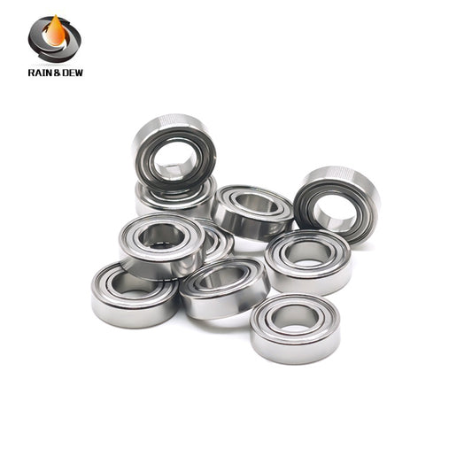 10PCS S687ZZW4	7X14X4mm  Stainless Bearing ABEC-9 Stainless Steel Ball Bearings Shielded High Precision 440C