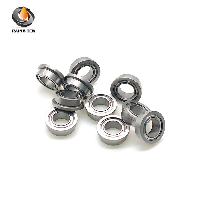 FR188ZZ Flange Bearing 6.35x12.7x4.762 mm 10 PCS Inch Flanged FR188ZZ Ball Bearings