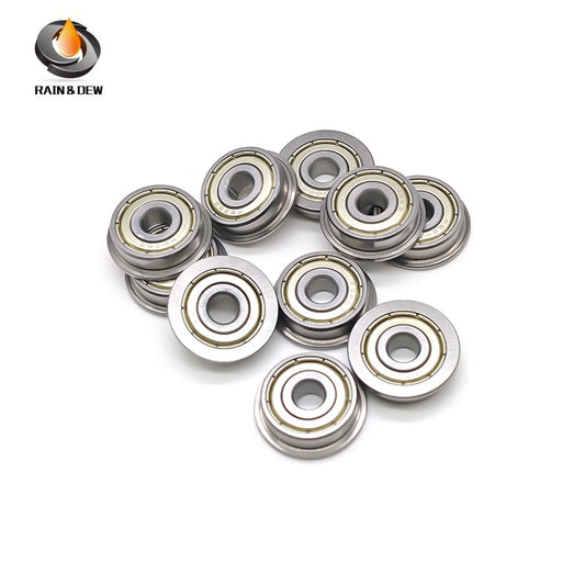 6PCS F629ZZ  9X26X8mm  Miniature Flange Bearings  ABEC-7 Double Metal Shielded,Chrome Steel for 3D Printers & Small Mechanisms