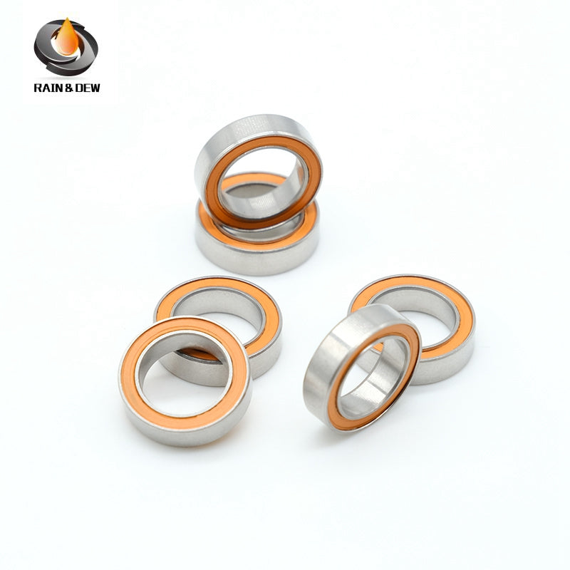 10PCS S6700RSCB 10x15x4 mm Stainless Steel Hybrid Ceramic Bearing ABEC-7 Grades Self-Lubrication