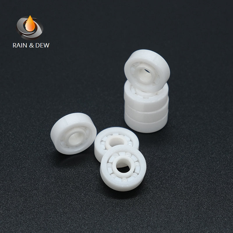 1/2Pcs 606 CE 6*17*6mm  Full Ceramic Bearing ABEC-9 Zirconia ZRO2 High Precision Spinning Bearing for Fishing Reel