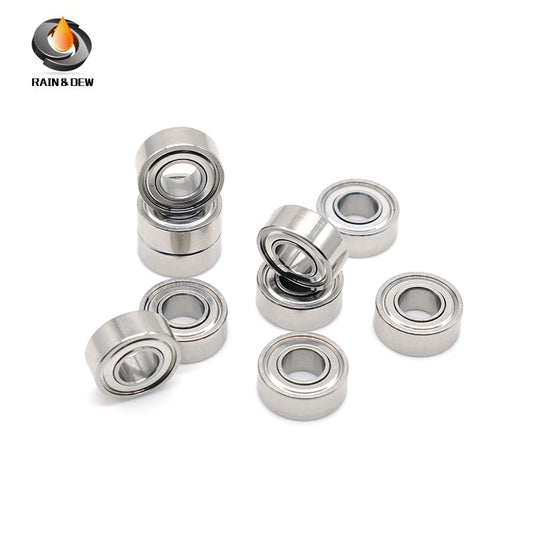 10Pcs R188ZZ ABEC-9 Bearings, 6.35x12.7x4.762 mm High-Speed Nail Drill Handpiece Bearings - No Heat, Longer Life, More Stable & Smooth