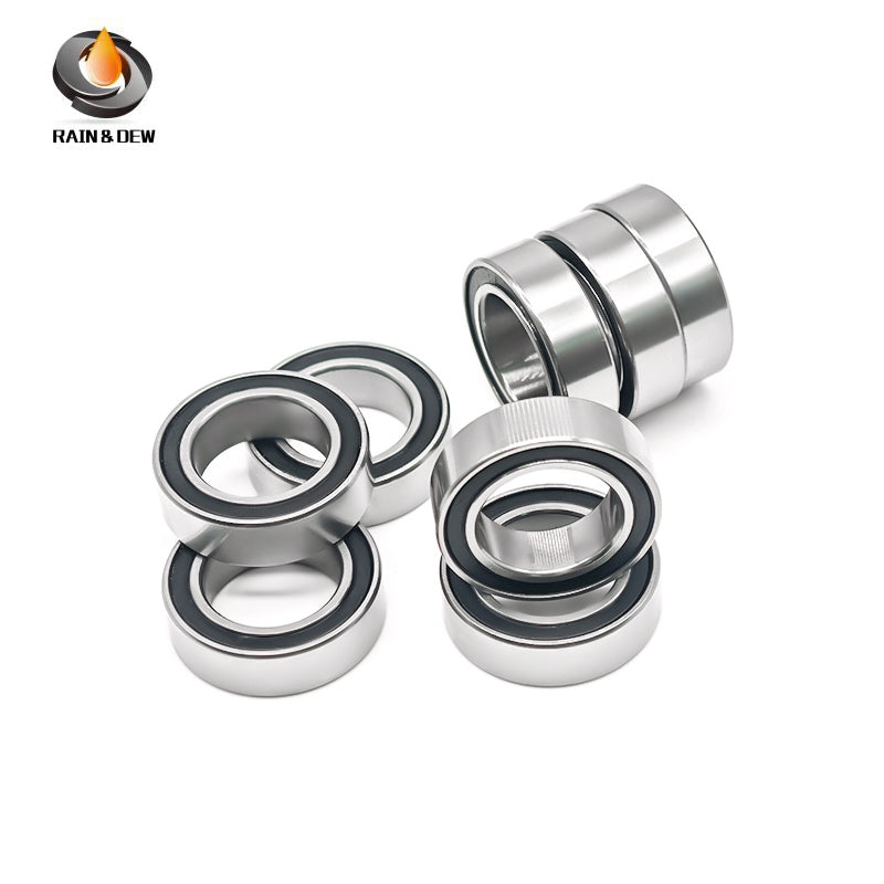 10PCS 63802RS Bearing 15x24x7 mm  Bicycle Suspension Pivot Repair Parts Ball Bearings
