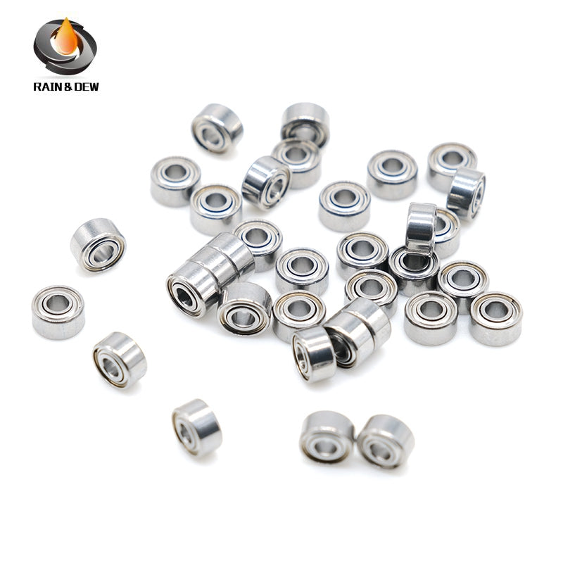 10Pcs MR52ZZ ABEC-9 Bearings, 2x5x2.5 mm High-Speed Nail Drill Handpiece Bearings - No Heat, Longer Life, More Stable & Smooth