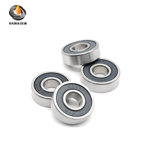 10PCS High-Precision ABEC-7  S6000RS  10x26x8mm Stainless Steel Body & Black Rubber Seals for Fishing Equipment