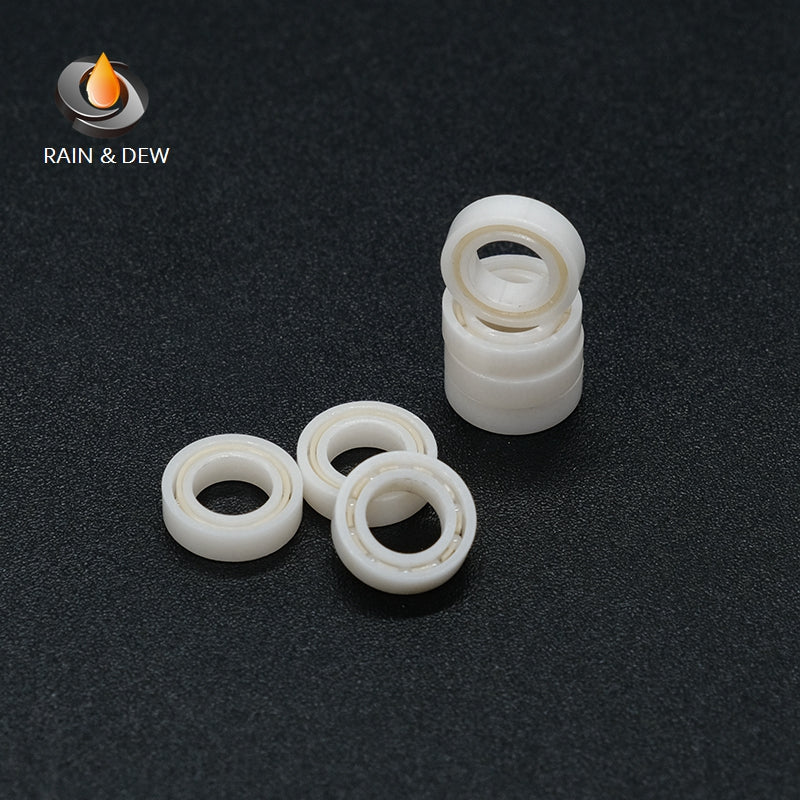 2Pcs 3x6x2 3x6x2.5 4x7x2 4x7x2.5 4x8x3 4x10x4 5x8x2 5x8x2.5 Full Ceramic Zirconia Bearing ABEC-9 Fishing Reel Bearing