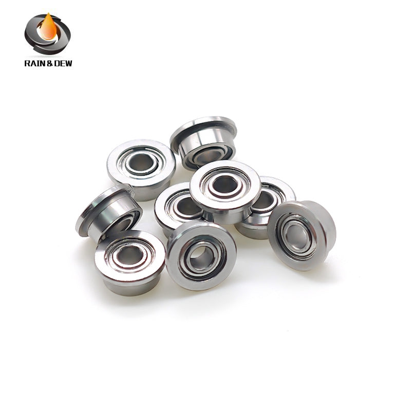 10PCS F623ZZ Flanged Ball Bearings 3X10X4 mm Double Shielded  High Precision for Voron 3D Printer & CNC Parts